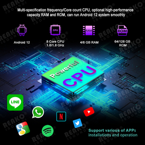 Reako 8-core 6 + 128GB QLED màn hình <span class=keywords><strong>10</strong></span> inch <span class=keywords><strong>Car</strong></span> DVD Player Video Xe gắn hiển thị cho Toyota Camry 2012 2014 - Product Image 3