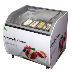 Tủ đông kem làm mát trực tiếp 110V/220V với tán rõ ràng và đế bằng thép không gỉ - Product Image 6