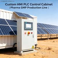 Gabinete de Distribución Solar para Exteriores, Impermeable, con Panel de Automatización para Granjas Solares