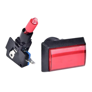 Botón Rectangular de Alta Calidad de 51*33mm para Máquina de Juegos Arcade con LED en Venta - Product Image 1