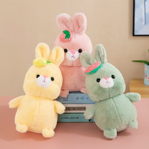 Glory Star - Peluches Personalizados de 25 cm, Juguetes de <span class=keywords><strong>Peluche</strong></span> para Bebés, Muñecos de <span class=keywords><strong>Peluche</strong></span> Suaves de Conejo, Pato, Panda, Relleno de Algodón PP, Color Personalizado - Product Image 4