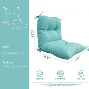 <span class=keywords><strong>Cuscino</strong></span> della sedia SUREWALHOME <span class=keywords><strong>cuscino</strong></span> della sedia spessa con cravatte <span class=keywords><strong>per</strong></span> la Sciatica posteriore <span class=keywords><strong>per</strong></span> alleviare il <span class=keywords><strong>cuscino</strong></span> della sedia <span class=keywords><strong>per</strong></span> l'ufficio auto poltrone da giardino - Product Image 5