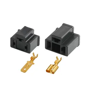 3Pin H4 Car connector plug Auto holder plug 7.8mm lamp plug bulb socket for Male /female DJ7033-7.8-11/21