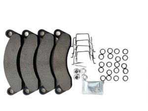 Kit de plaquettes de frein de remorque (A71-180-00) ou (K71-180-00) pour essieu Dexter 10-12K comprend 4 plaquettes et matériel - Product Image 2