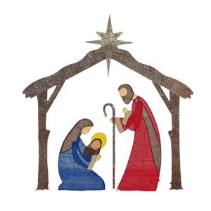 นำรูปปั้นพระเยซูคริสต์ล่วงหน้า IP65ไฟ LED พีวีซีตกแต่งสวนกลางแจ้งสำหรับภูมิทัศน์ที่มีแสงสว่าง - Product Image 5