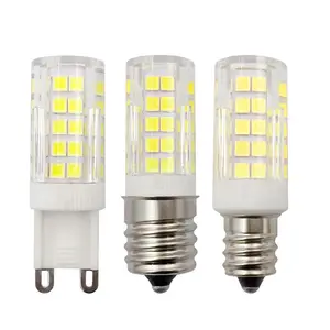 אנרגיה-חיסכון אור מקור SMD2835 64LED 3.5W 110V קרמיקה G4 G8 G9 GY6.35 E11 E12 E14 E17 BA15D LED תירס מנורת הנורה