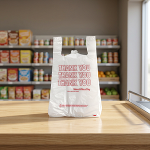 LDPE plastic bags with handle made in Vietnam - Product Image 2