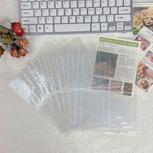 Pochette à monnaie transparente en PVC avec fermeture éclair spirale givrée et reliure à feuilles mobiles pour la gestion budgétaire promotionnelle et l'organisation - Product Image 5