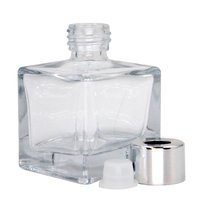 Bouteille diffuseur d'huiles essentielles en verre, flacon rechargeable transparent pour parfums et arômes d'aromathérapie