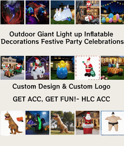 HLC Sorcière gonflable géante d'Halloween de 3 m avec lumières LED, décoration extérieure pour jardin et nouveautés de fête gonflables - Product Image 6