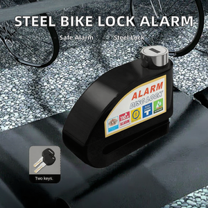 Lucchetto Antifurto per Bicicletta Elettrica in Acciaio con Allarme - Alta Sicurezza Modello <span class=keywords><strong>A23</strong></span> Prodotto in Cina - Product Image 2