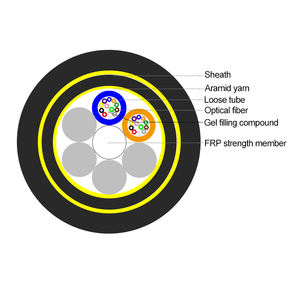 Cable de <span class=keywords><strong>Fibra</strong></span> Óptica de Alta Calidad, 24 Núcleos, Multimodo, Doble Cubierta, ADSS - Product Image 6