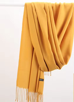 Nouvelle Écharpe à Pompons pour Femme, Chaude, Couleur Unie, Cachemire Turc, Pashmina, Châle Écharpe