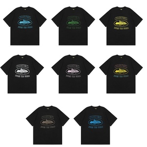 Camiseta Cort Alcatraz: 240g, Diseño Sólido, Manga Corta, Logotipo Impreso, Cuello Redondo - Product Image 2