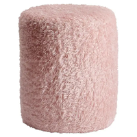 Nouvelle arrivée en forme de coton personnalisé velours loisirs chaise tabouret pouf ensemble Villa maison salon Teddy polaire salon fauteuil