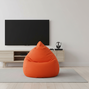 Disian Grand pouf d'extérieur en tissu moderne en forme de poire pour enfants et adultes - Product Image 5