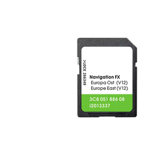 Scheda SD in plastica con mappe UE/Regno Unito per SMIOST FX V12 RNS310, spedizione gratuita per navigatore VW Passat Sharan - Product Image 1