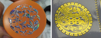 INKGIANT Printer Digital 40cm 4 kepala cetak otomatis UV DTF layar Roll-to-Roll Logo/stiker solusi emas 1 tahun