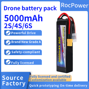 Paket Baterai Lithium Ion 5000mAh dengan Stabilitas Tinggi 2S 4S 6S Performa Handal Solusi Daya Tahan Lama - Product Image 1