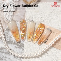 Nouveau Design UV Gel Polish 12 Couleurs Sequin Nail Art Dry Flower Builder Nail Gel
