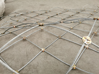 Grillage gabion galvanisé à chaud pour la protection des pentes, maille hexagonale