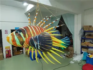 Led Flying Decoration Iluminación <span class=keywords><strong>gigante</strong></span> Peces inflables tropicales con Led para decoración de escenario - Product Image 5