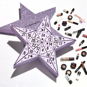 Tree Star Shaped Christmas Countdown Calendar Coated Art Paper Beauty Set Gift Box Endless Fun Beauty Advent Calendar Box
