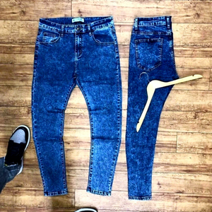 Jeans <span class=keywords><strong>Boyfriend</strong></span> da Uomo in Denim Chiaro Ricamati a Vita Media Casual Streetwear per Uso Quotidiano - Product Image 6