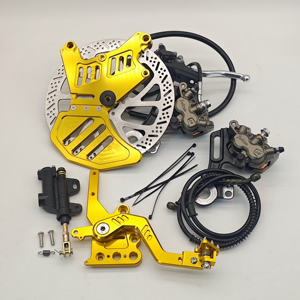 Kit de Freno de Disco Trasero Ultra Bee de 240 mm, Aleación de Aluminio con Acabado de Óxido Anódico, Soporte de Doble Pinza para Accesorios de Motocicletas Talaria - Product Image 3