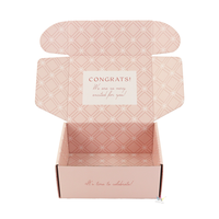 Boîte d'emballage en carton ondulé écologique personnalisée avec logo imprimé pour cadeaux, produits de beauté et soins de la peau – Vente en gros