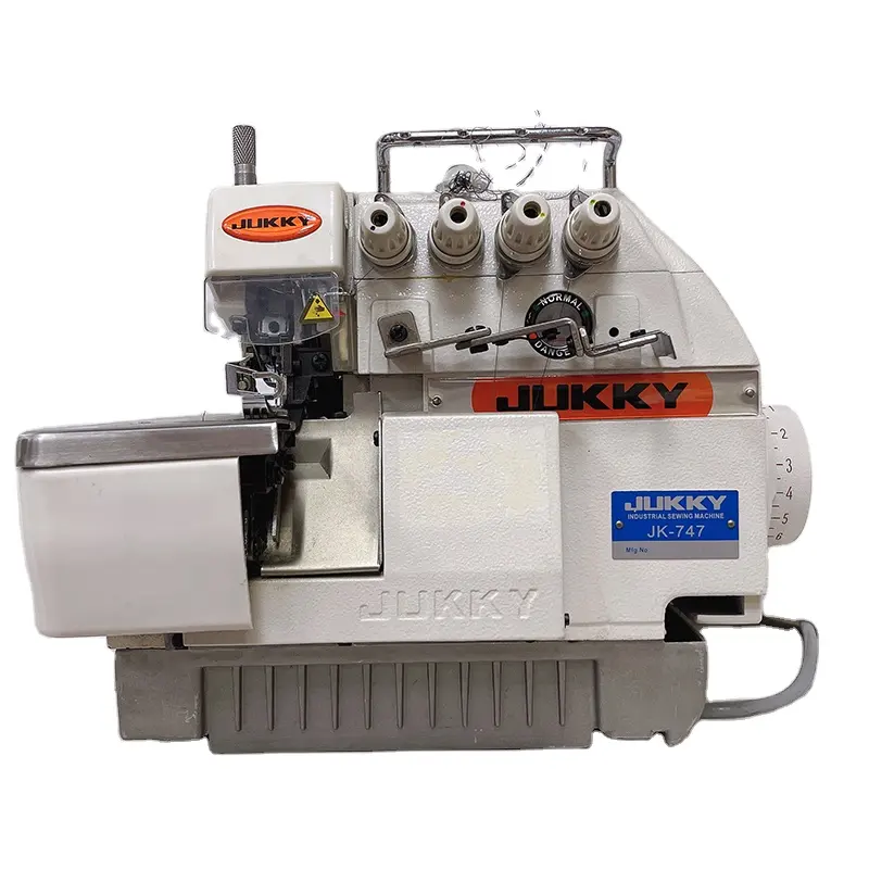 Máquina de costura Jukky Price FH747, máquina de costura overlock de linha de acionamento direto, mesa industrial, máquinas elétricas para vestuário, 3 4 5 eletrônicos, WIKI