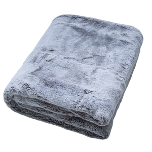 Selimut Lempar Bulu Palsu Lembut Hangat Profesional Ringan Selimut Tekstil Rumah Berbulu Halus dan Mewah Dapat Dipakai - Product Image 1