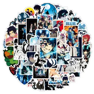 50Pcs Anime Cartoon Blue Exorcist Waterdichte Pvc Sticker Packs Voor Kids Toy Cup Laptop Skateboard Bike Bagage Decoratie