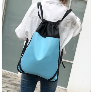 Sacs à dos à cordon en polyester pour enfants, design usine, pour la natation, la plage, le sport, DIY, sacs de rangement personnalisés en nylon - Product Image 4