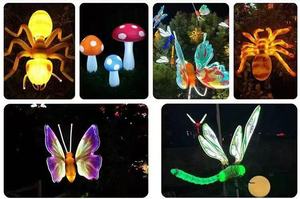 ไฟ LED จำลองมดเรืองแสง กันน้ำ IP65 สำหรับตกแต่งสถานที่ท่องเที่ยวในสวนสนุก ชุดมด 12 ตัว - Product Image 3