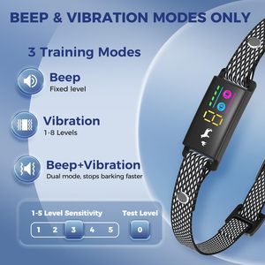 <span class=keywords><strong>Collar</strong></span> de ladridos sin golpes actualizado 2025, <span class=keywords><strong>Collar</strong></span> antiladridos de pantalla esmerilada Premium para perros pequeños y medianos, <span class=keywords><strong>Collar</strong></span> sin ladridos de tamaño pequeño - Product Image 2