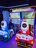 Simulateur de course Speed Crossing, machine d'arcade à monnayeur, garantie 1 an, jeu de course en anglais