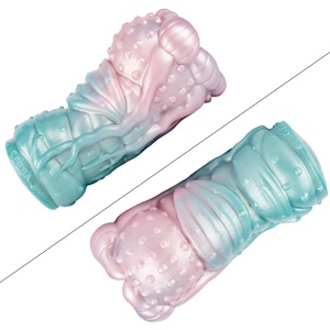GEEBA Silicone Animal Style Male <b>Masturbator</b> Cup Realistic Vaginas Simulation Men Prostate Massage Pocket Pussy Sex Toys - Product Image 3