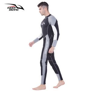 Traje de Buceo Profesional de una Pieza KEEP DIVING, Envío Directo, 3 mm, Manga Larga, Protección Solar, Cálido, No Tóxico, Duradero, para Hombre, Invierno - Product Image 2
