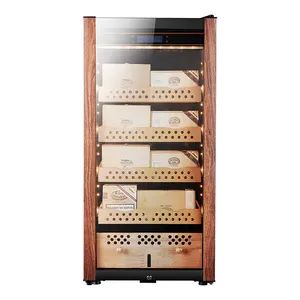 Large wood custom made humidor luxurious cigar cooler electrical humidor cigar refrigerator