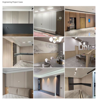 Panel de Pared WPC al por Mayor, Revestimiento de Pared Interior Acanalado, Impermeable, Ignífugo, Fácil de Instalar, para Dormitorio, Hotel, Sala de Estar