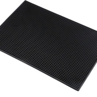 Tapis de bar en caoutchouc écologique certifié non phtalate en relief 3D avec logo personnalisé Accessoires de décoration de table au design moderne gratuits