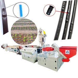 PE nhỏ giọt thủy lợi ống máy làm LDPE phẳng nhỏ giọt thủy lợi vành đai máy phẳng Emitter nhỏ giọt thủy lợi băng dây chuyền sản xuất - Product Image 1