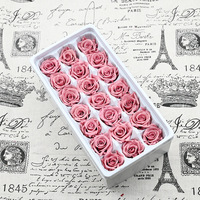 Roses éternelles fraîches fraîche, 1 pièce, 2-3cm, véritables Roses décoratives, meilleure qualité, chine, plante éternelle, tête de fleur immortelle, bricolage DIY