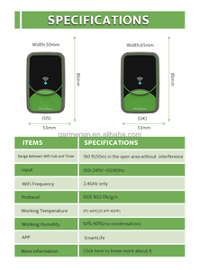 투야 스마트 워터 타이머 빅 LCD 화면 물 관개 타이머 디지털 WIFI 워터 타이머 - Product Image 4