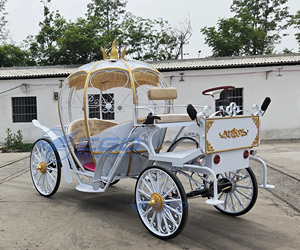 Carruaje Eléctrico de Alta Calidad sin Caballos, Estilo Carruaje de Cenicienta, para Paseos Turísticos, Bodas y Eventos - Product Image 2