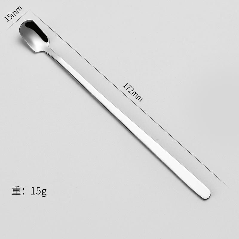 silver Square spoon 17cm