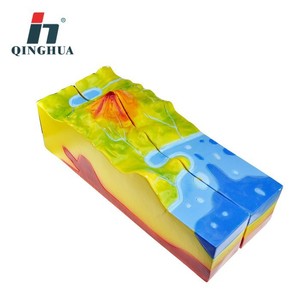 Modelo de Erupción Volcánica Qinghua, Material PVC, Instrumento de Enseñanza Geológica y Geomorfológica, Ayuda Didáctica para la Erupción de Lava - Product Image 4
