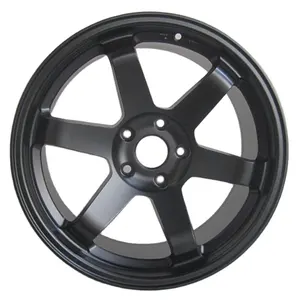 Te37轮辋4x100批发出厂价格银色15英寸4X100 TE37车轮轮辋