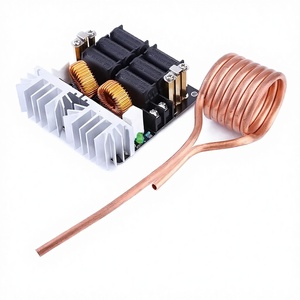 โมดูลทำความร้อนแบบเหนี่ยวนำแรงดันต่ำ 1000W 20A ZVS พร้อมไดรเวอร์ฟลายแบค คอยล์ปล่อยประจุเทสลา บอร์ดทำความร้อน - Product Image 1